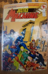 Justice Machine #1 Newsstand Edition (1987)