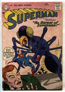 SUPERMAN #110-1957-DC-ATTACK OF THE GIANT ANTS-comic book
