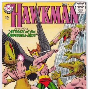 Hawkman 7 strict VF+ 8.5  High-Grade  B  Appearance - The I.Q. Gang  ~Boca cert.