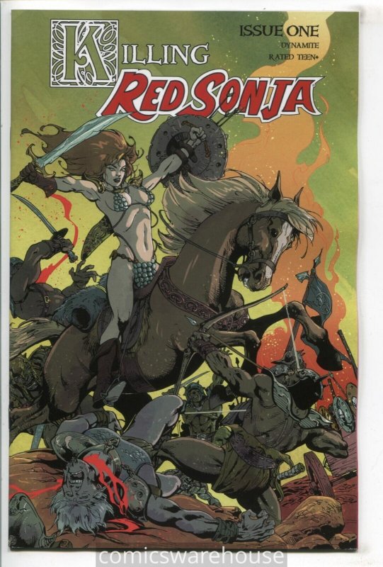 KILLING RED SONJA (2020 DYNAMITE) #1 VARIANT CASTRO FOC BONUS NM