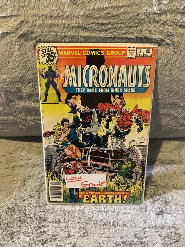 50 Cent Reader's Copies Sale: Micronauts #2 (1979)