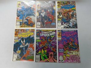 Amazing Spider-Man lot 17 different from #329-350 avg 8.0 VF (1990-91)