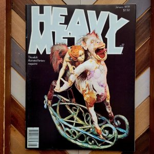 HEAVY METAL VOL. 2 #9 VF+ (HM 1979) TRILLING Cover MOEBIUS Strnad MCKIE Corben