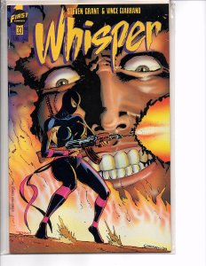 First Comics Whisper #31 & 33 NM Steven Grant Steve Epting