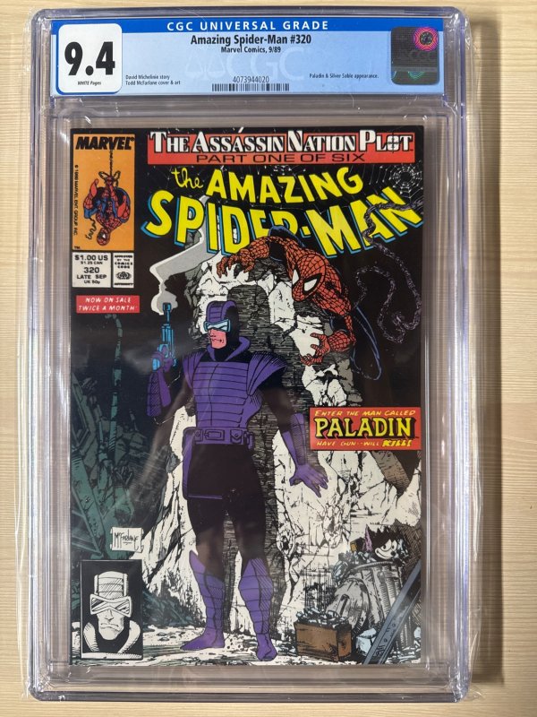 The Amazing Spider-Man #320 (1989) CGC 9.4