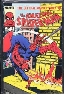 The Official Marvel Index to the Amazing Spider-Man #5 (1985) Spider-Man