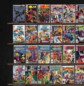 Huge Lot 150+ Comics with Silver Surfer, The Punisher, Solo Avengers & More!