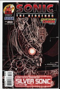 Sonic the Hedgehog #253 Variant Cover (2013) Sonic the Hedgehog