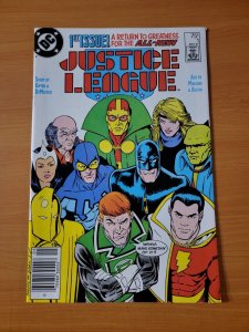 Justice League #1 Newsstand Variant ~ NEAR MINT NM ~ 1987 DC Comics