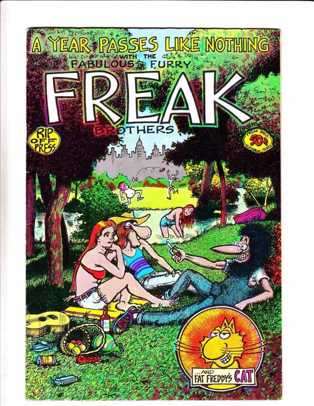 Freak Brothers #3 FN (1st) rip off press GILBERT SHELTON underground comix