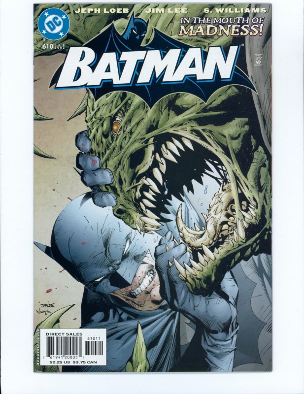 Batman #610 Direct Edition (2003) Jim Lee art