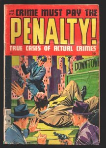 Crime Must Pay The Penalty #44 1955-Last pre-code issue.-Plastic surgery doct...