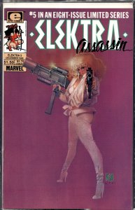 Elektra: Assassin #5 (1986) Elektra