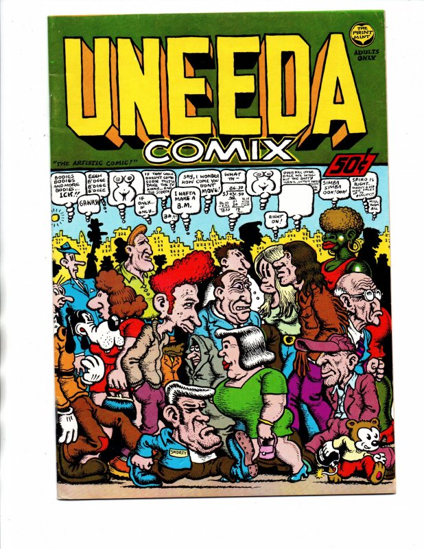 Uneeda Comix #8 - 1st Print - R Crumb - Underground - Print Mint - 1970 - FN