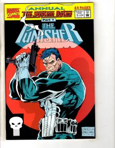 Lot Of 6 Punisher Marvel Comic Books ANNUALS # 1 2 3 4 5 6 Defenders Spider CR35