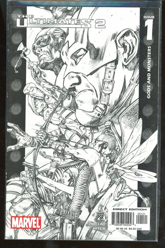 The Ultimates 2 #1 Sketch Cover (2005)