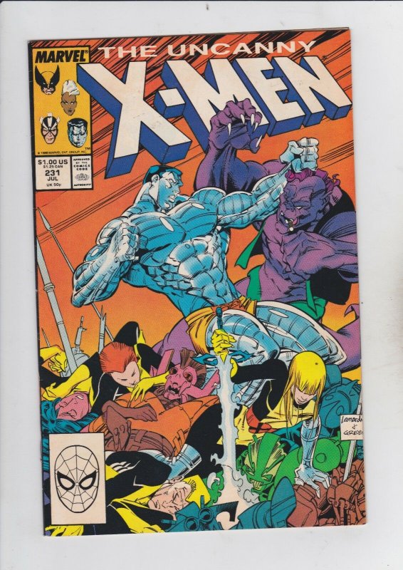 Marvel Comics Group! The Uncanny X-men! Issue 231! 