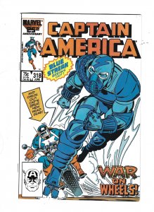 Captain America #318 (1986) abc