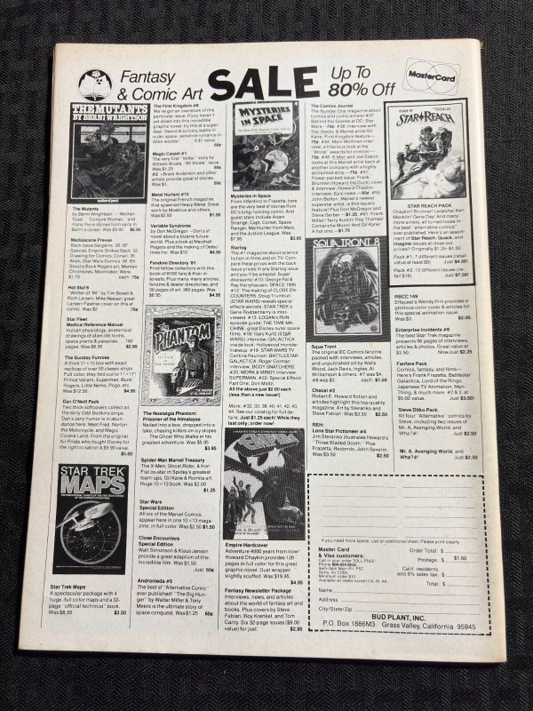 1982 SAVAGE SWORD OF CONAN Magazine #76 FN 6.0 Joe Chiodo Cover