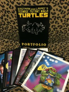 Eastman Laird TMNT PORTFOLIO 1989 - VF or better - 8 Plates in folder