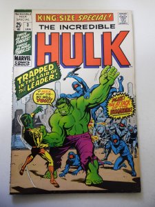 The Incredible Hulk Annual #3 (1971) FN Condition