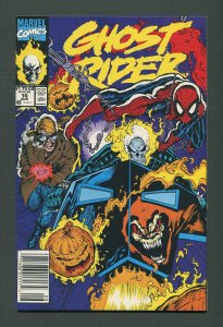 Ghost Rider #16 /  9.2 NM-  / Newsstand  August 1991
