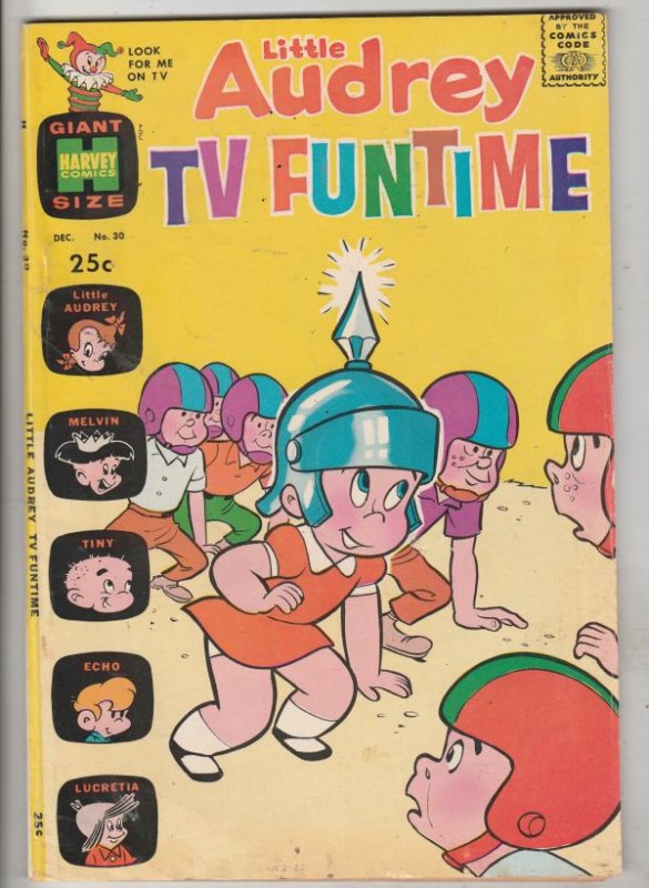 Little Audrey TV Funtime #30 (Dec-70) FN/VF Mid-High-Grade Little Audrey