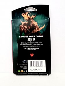 RED THEME BOOSTER | WAR OF THE SPARK | MAGIC THE GATHERING 2019 | NEW IN BOX