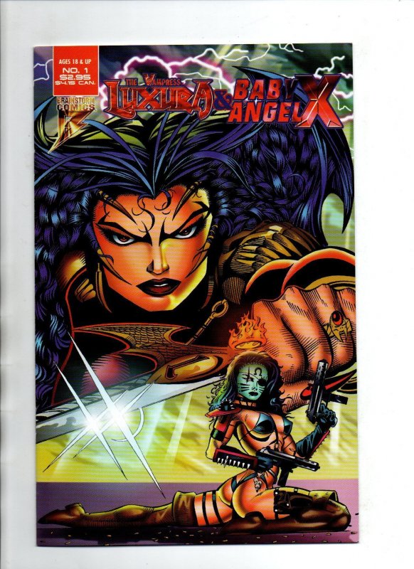 Vampress Luxura/Baby Angel X #1 & 2 Complete Set -vampire - Brainstorm-1996 - NM