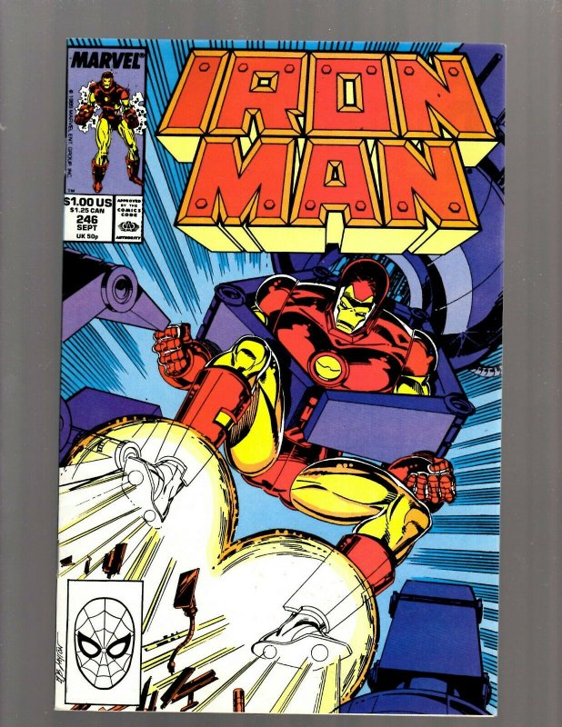 Lot of 12 Iron Man Comics #238 239 240 241 242 243 244 245 246 247 248 249 GK36