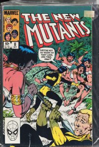 The New Mutants #8 (1983) New Mutants [Key Issue]