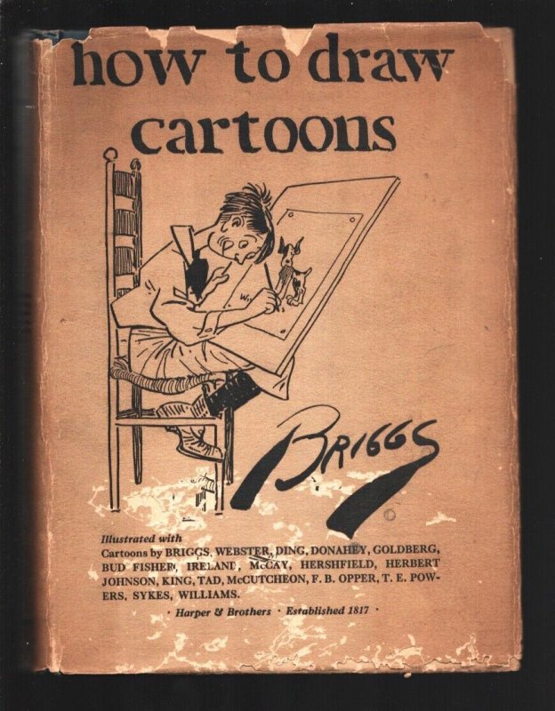 How To Draw Cartoons 1926-by Claire Briggs-Historic and insightful look at ea...