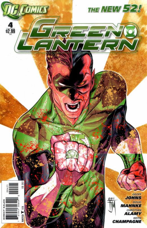 Green Lantern #4 (VF/NM) 2011 Variant Cover DC Comics ID#000