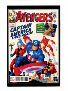 Avengers #36 - Hasbro Toy 1:15 Variant (9.2ob) 2014