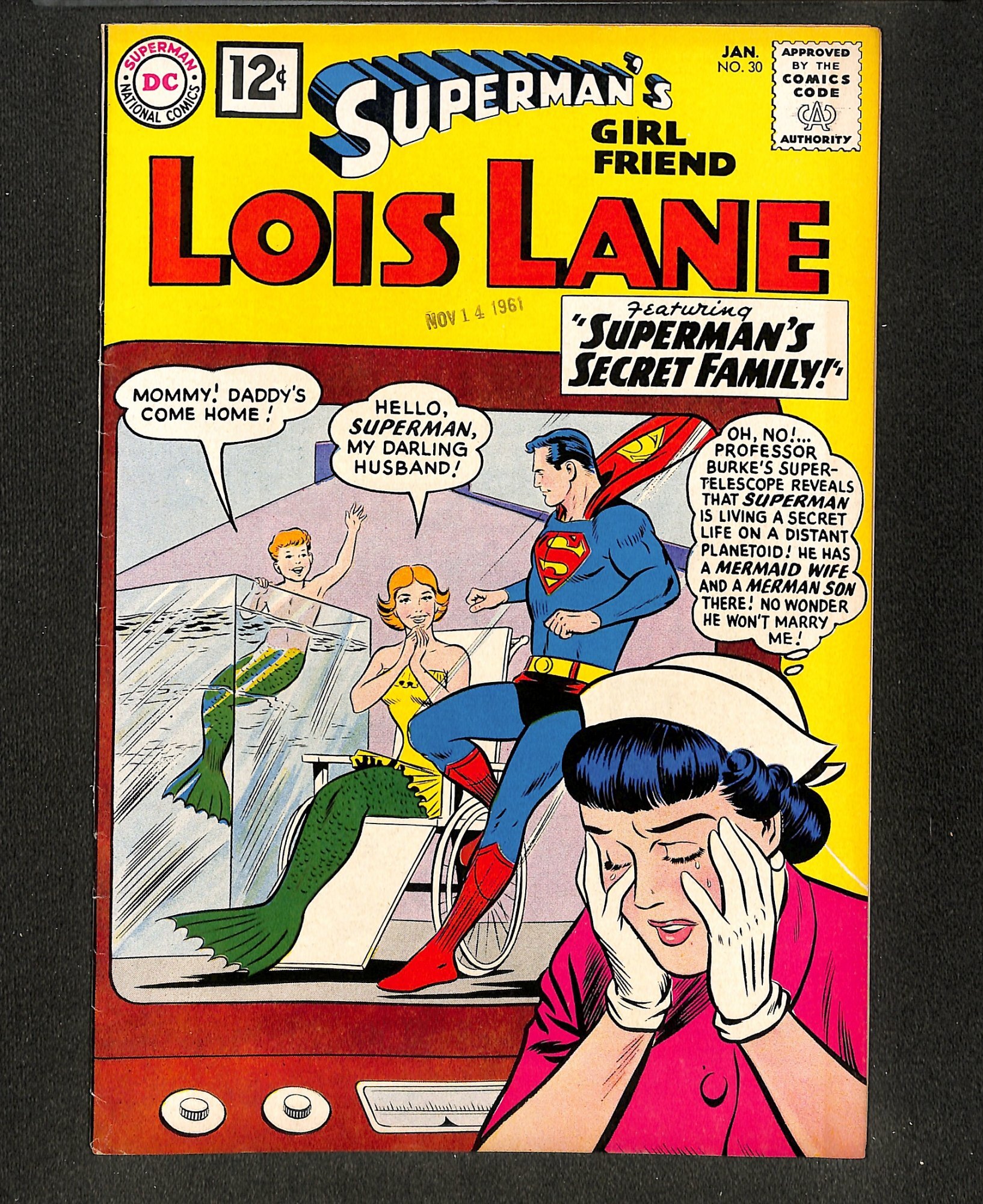 Supermans Girl Friend Lois Lane 30 Comic Books Silver Age Dc Comics Lois Lane 0845