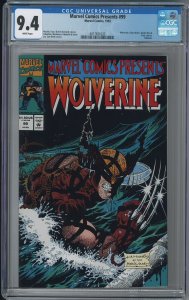 MARVEL COMICS PRESENTS 99 CGC 9.4 FLIPBOOK 2 SAM KEITH COVERS WOLVERINE Xmen 132