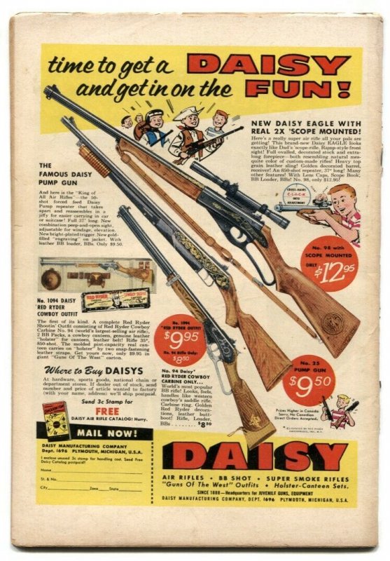 Mystery in Space #35 1957- Counterfeit Planet- 2 earth cover