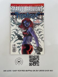 Marvel Previews # 1 NM Comic Book Mystique House Of Ideas X-Men Linsner 3 J889
