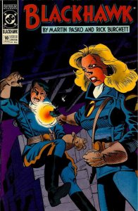 Blackhawk #10 DC Comics January Jan 1990 (VF+)