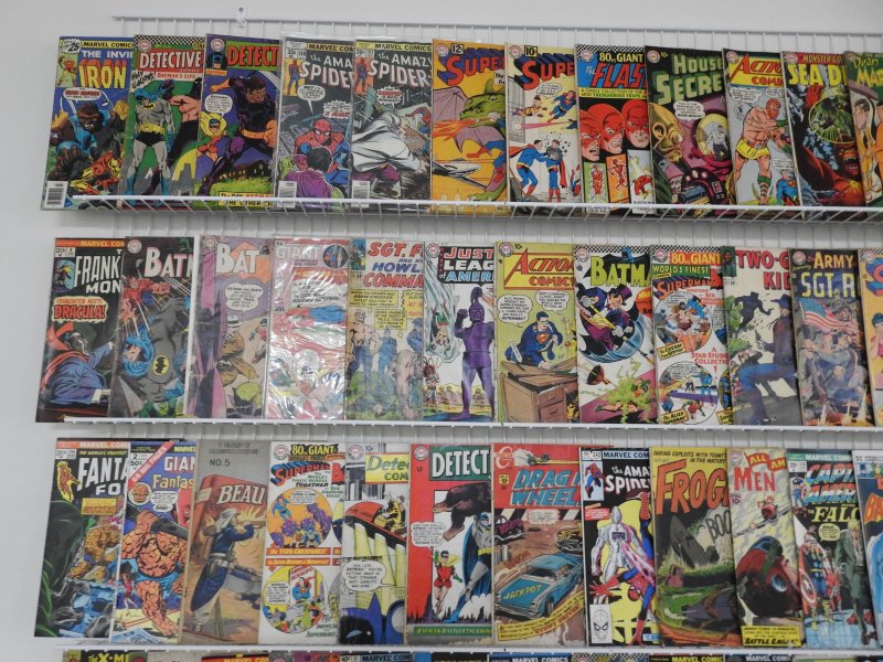Huge Lot 150+ Silver/Bronze Low Grade Comics W/ Adventure Comics, +More See desc