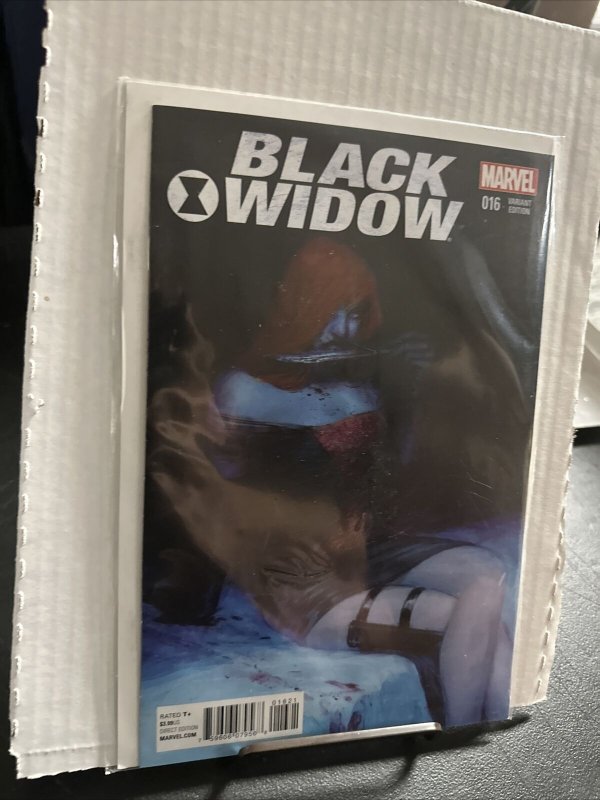 Black Widow #16 Variant Cover Hard To Find Near Mint 9.4 Marvel Comics