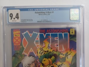 Astonishing X-Men #3 - Rogue - Age Of Apocalypse - 1995 - CGC 9.4