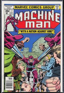 Machine Man #7 (1978) Machine Man [Key Issue]