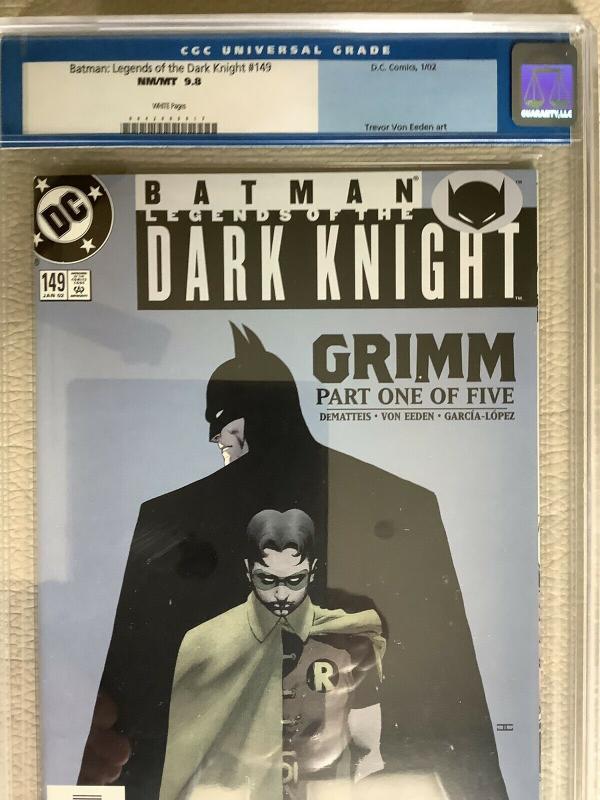 Batman Legends Of The Dark Knight # 149 CGC 9.8 Trevor Von Eeden Art.