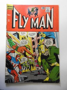 Fly Man #31 (1965) VG+ Condition- manufactured w/ 1 staple