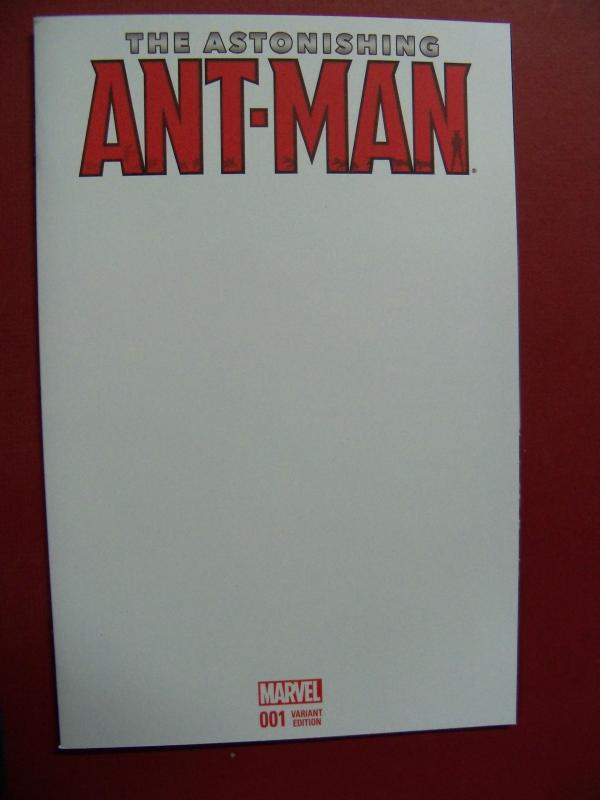 THE ASTONISHING ANT-MAN #001 BLANK VARIANT COVER MARVEL COMICS