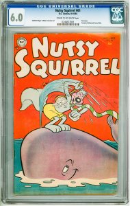 Nutsy Squirrel #61 (1954) CGC 6.0! Cream to OW Pages!