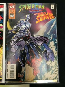ASSORTED SPIDER-MAN 5PC LOT (VF) QUALITY OF LIFE!! SILVER SURFER!! 1990-2002