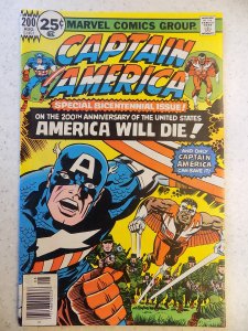 CAPTAIN AMERICA # 200 MARVEL ACTION ADVENTURE KIRBY FALCON