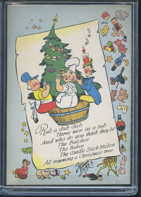 FOUR COLOR #126 - Christmas With Mother Goose - CGC-7.5, OW - Kelly-  Golden Age